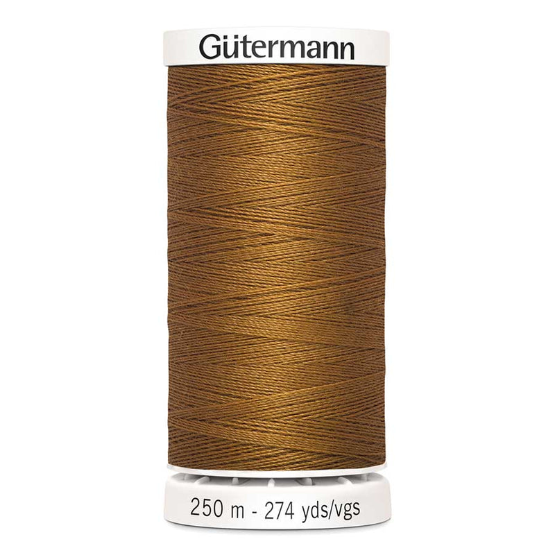 Saddle Brown Gutermann Sew-All Polyester Sewing Thread 250mt - 448 - Copper Sewing Threads