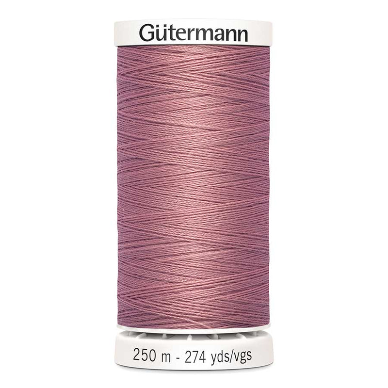 Rosy Brown Gutermann Sew-All Polyester Sewing Thread 250mt - 473 - Dusty Pink Sewing Threads