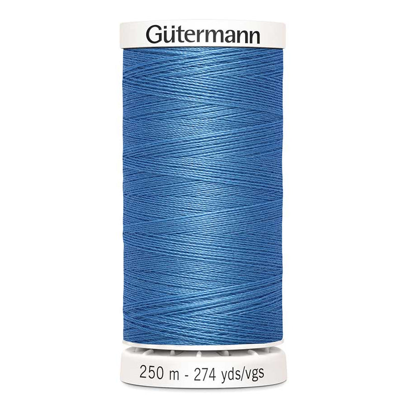 Steel Blue Gutermann Sew-All Polyester Sewing Thread 250mt - 965 - Mystic Blue Sewing Threads