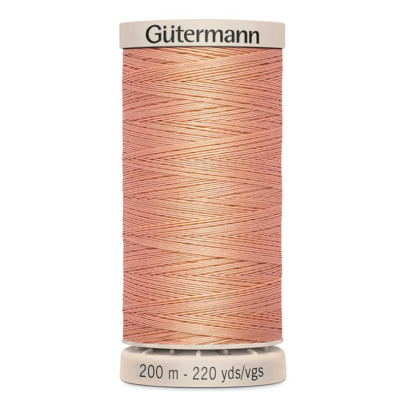 Tan Gutermann Quilting Thread 200m - 1938 - Salmon Sewing Threads