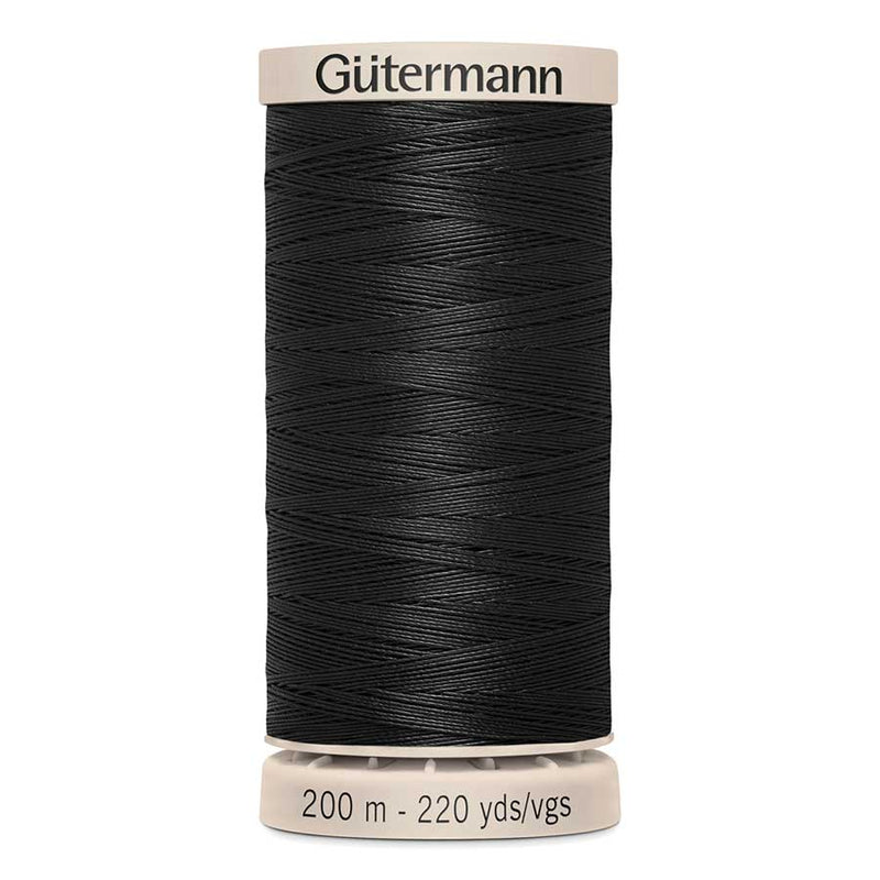 Light Gray Gutermann Quilting Thread 200m - 5201 - Black Sewing Threads