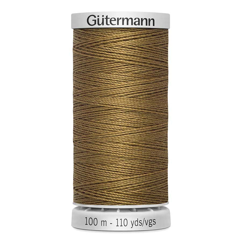 Dark Olive Green Gutermann Extra Strong M782 Sewing Thread 100mt  - 887 - Light Brown Sewing Threads