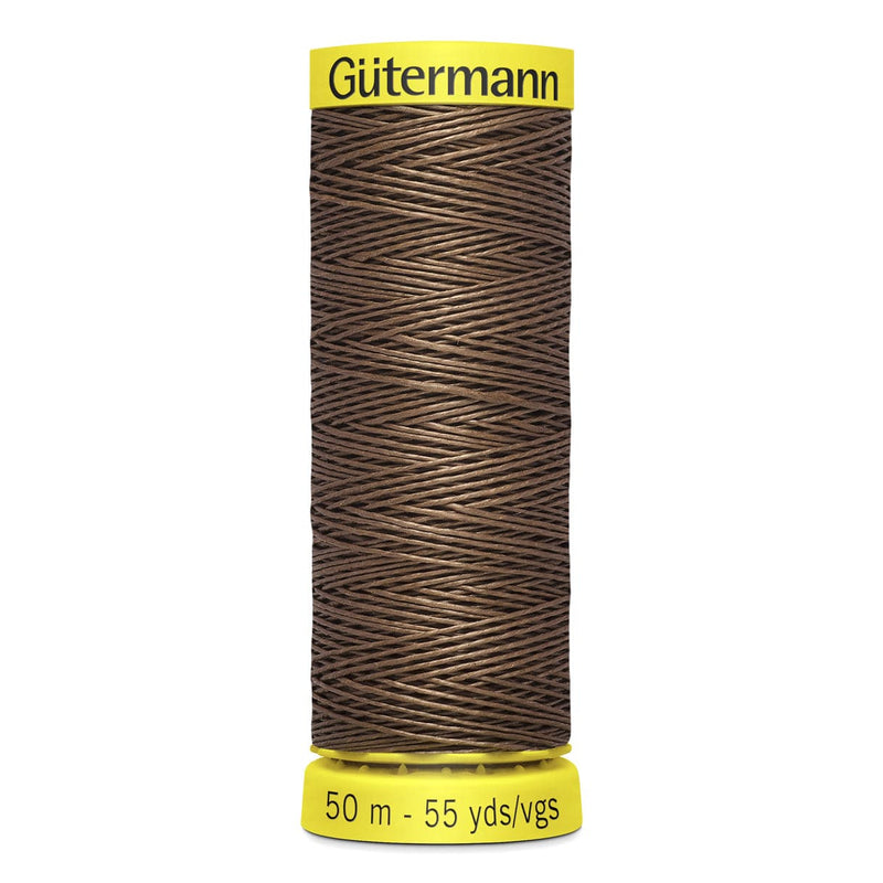 Dark Slate Gray Gutermann 100% Linen Sewing Thread 50mt - 1314 - Beige Sewing Threads
