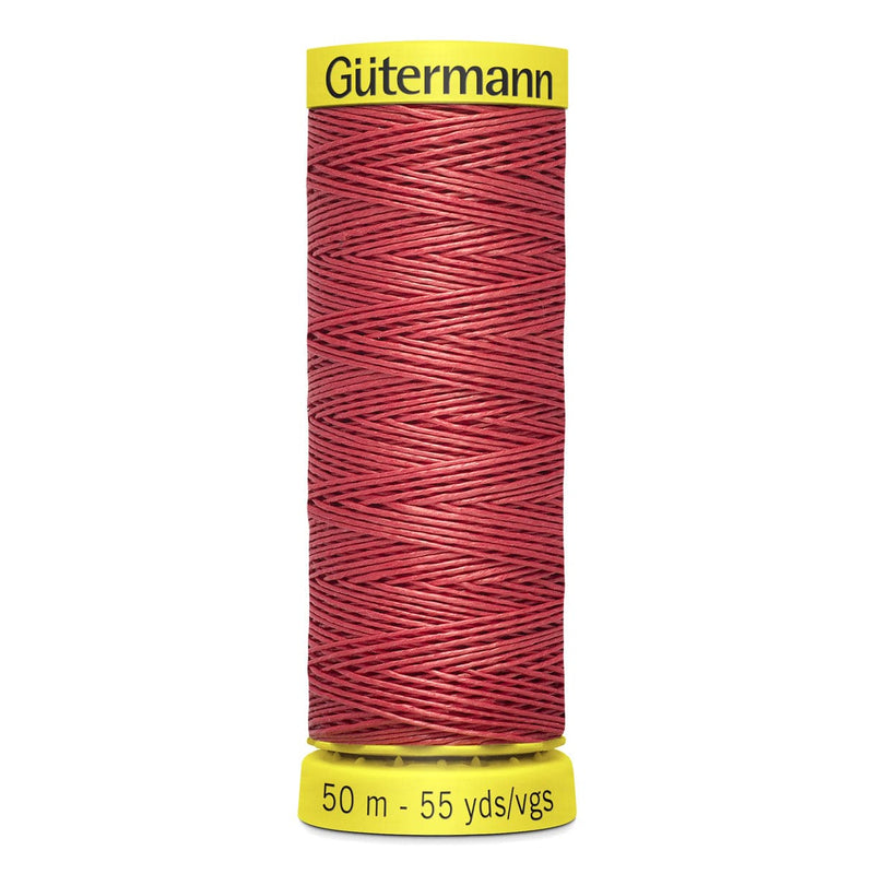 Maroon Gutermann 100% Linen Sewing Thread 50mt - 4012 - Red Sewing Threads
