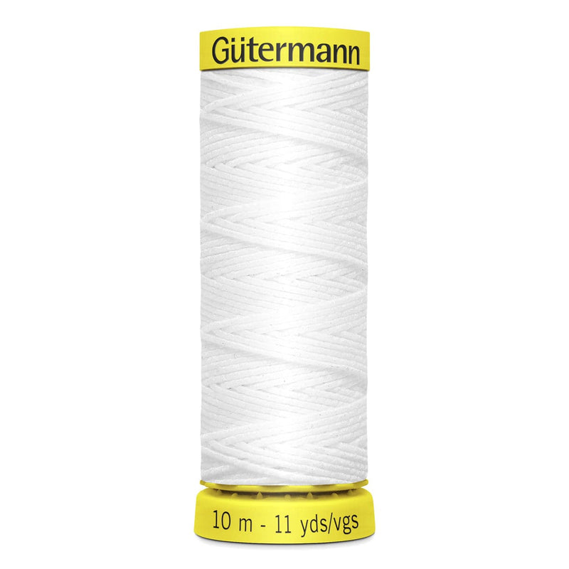 Lavender Gutermann Shirring Elastic Sewing Thread 10m-5019 White Sewing Threads