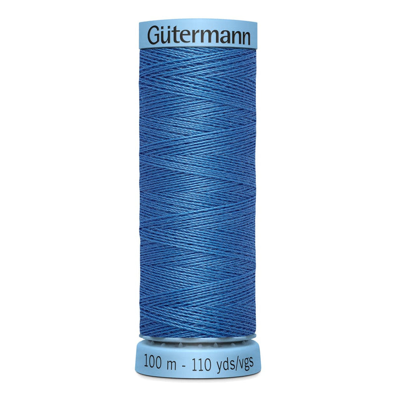 Dark Slate Blue Gutermann Silk S 303 Sewing Thread 100mt - 311 - Dark Cornflower Blue Sewing Threads