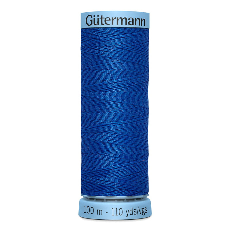 Midnight Blue Gutermann Silk S 303 Sewing Thread 100mt - 315 - Dark Royal Blue Sewing Threads