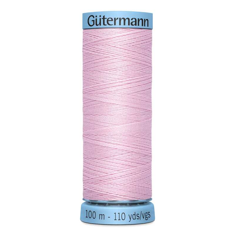 Thistle Gutermann Silk S 303 Sewing Thread 100mt - 320 - Baby Pink Sewing Threads