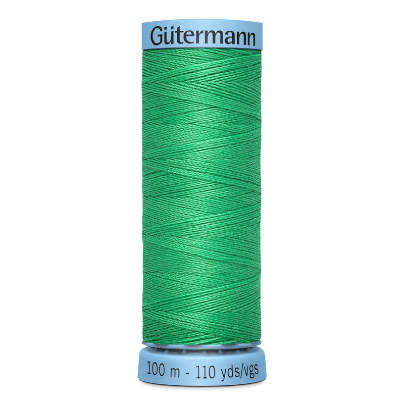 Medium Sea Green Gutermann Silk S 303 Sewing Thread 100mt - 401 - Jade Sewing Threads