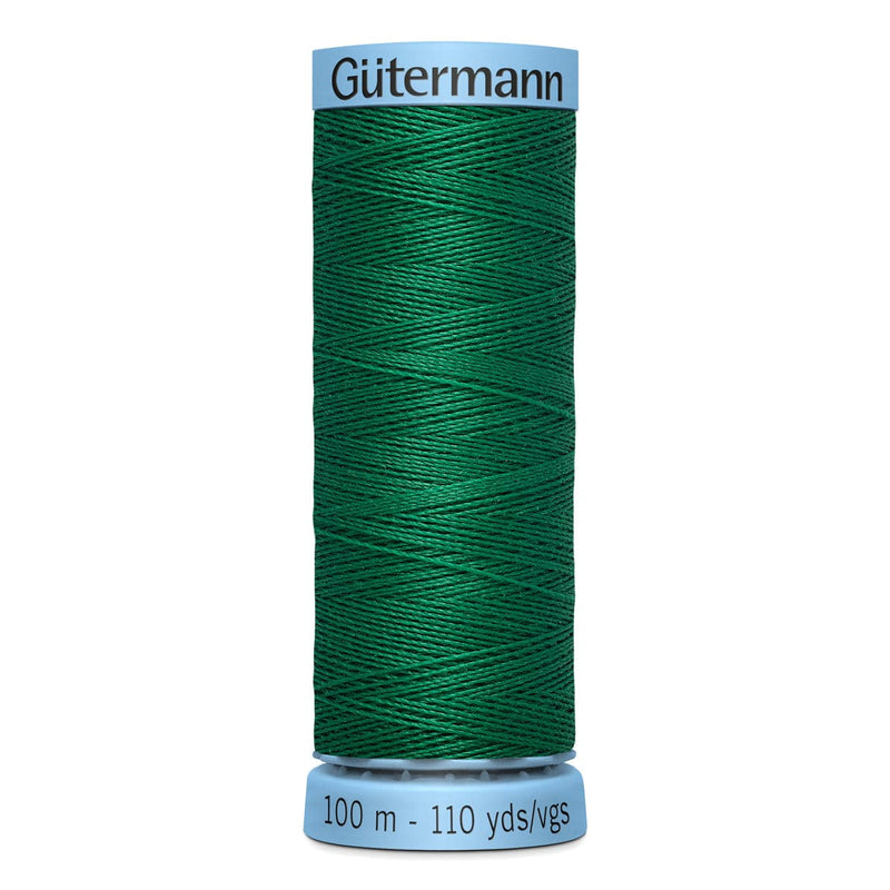 Dark Slate Gray Gutermann Silk S 303 Sewing Thread 100mt - 402 - Emerald Green Sewing Threads