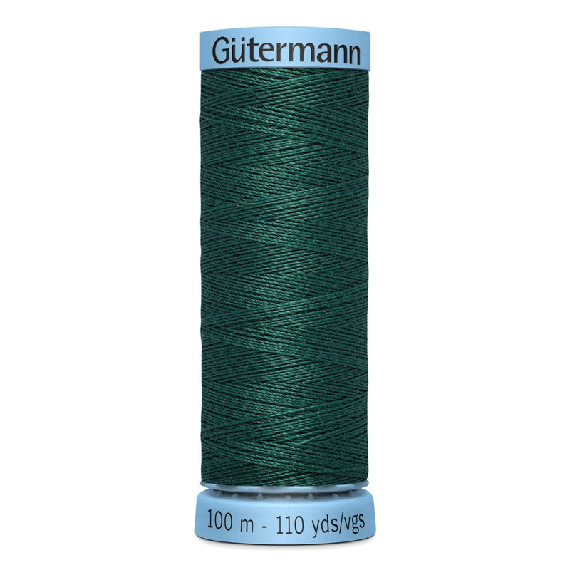 Dark Slate Gray Gutermann Silk S 303 Sewing Thread 100mt - 869 - Dark Teal Sewing Threads