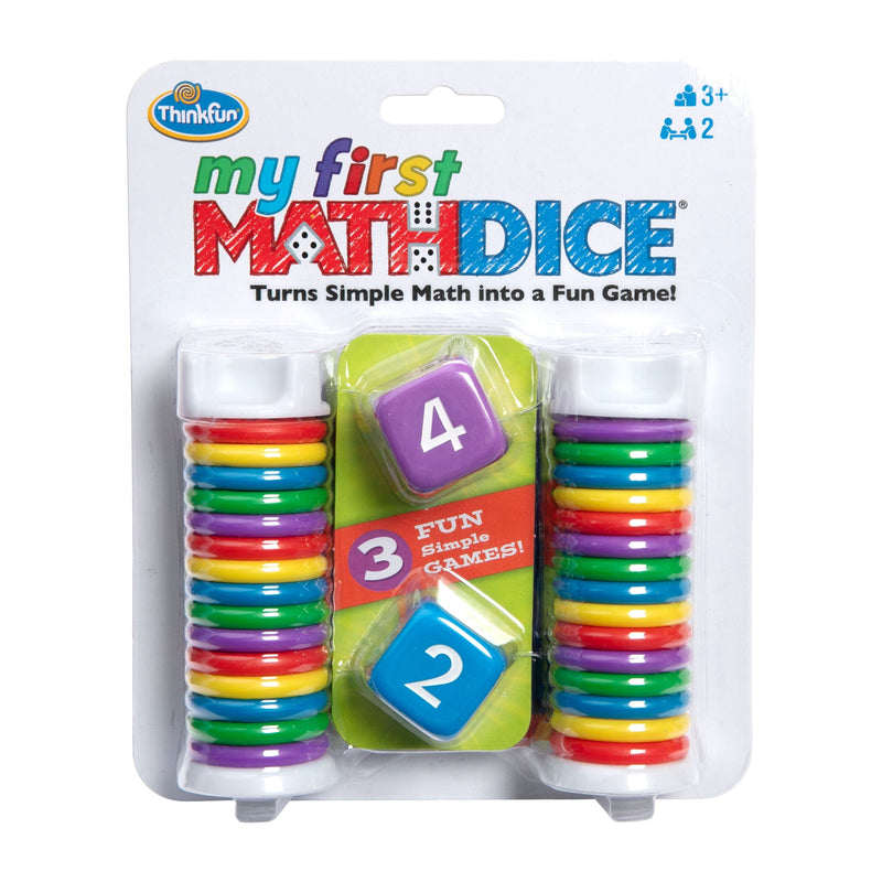 Sea Green ThinkFun - My First Math Dice Kids Educational Games and Toys