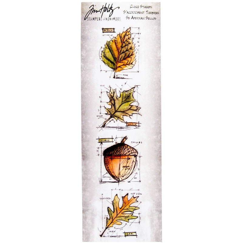 Misty Rose Tim Holtz Mini Blueprints Strip Cling Stamps  

Autumn Stamps