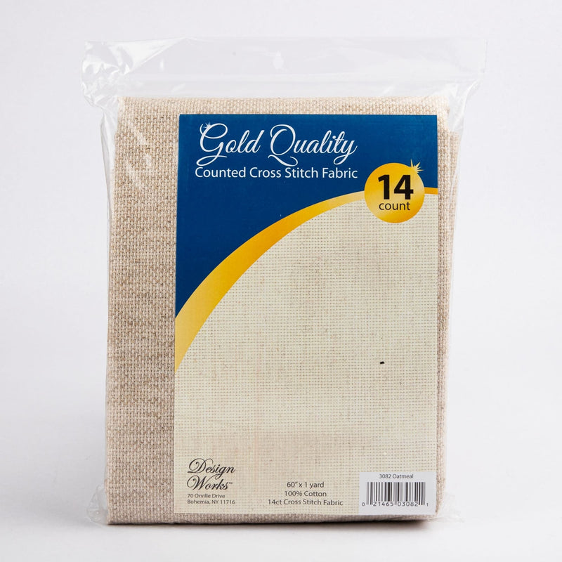 Gray Design Works Gold Quality Aida 14 Count 60"X36"



Oatmeal Needlework Fabrics