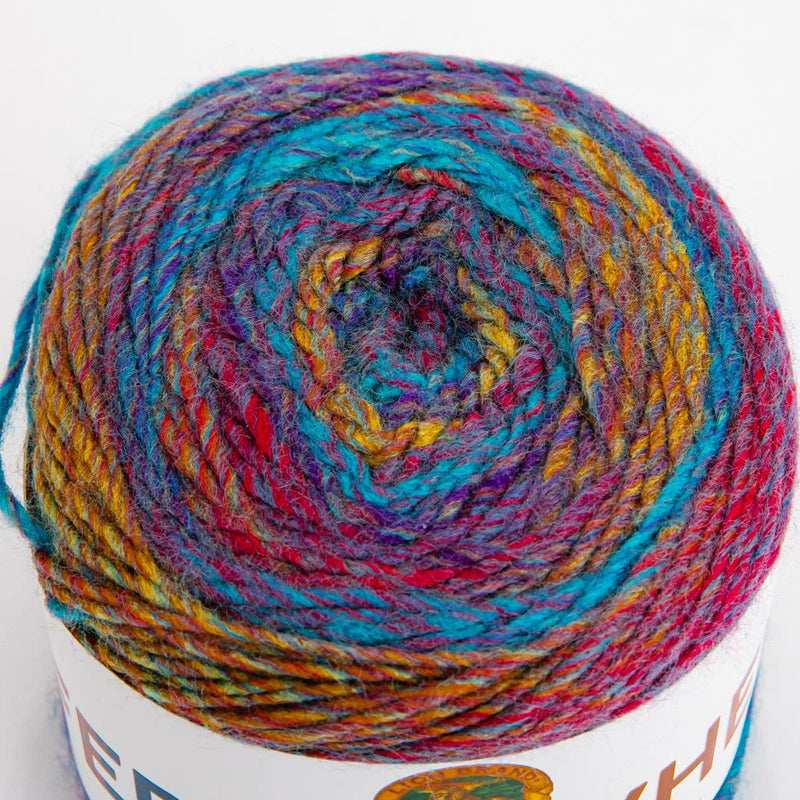 Dim Gray Lion Brand Ferris Wheel Yarn  -  Carousel 85g Knitting and Crochet Yarn