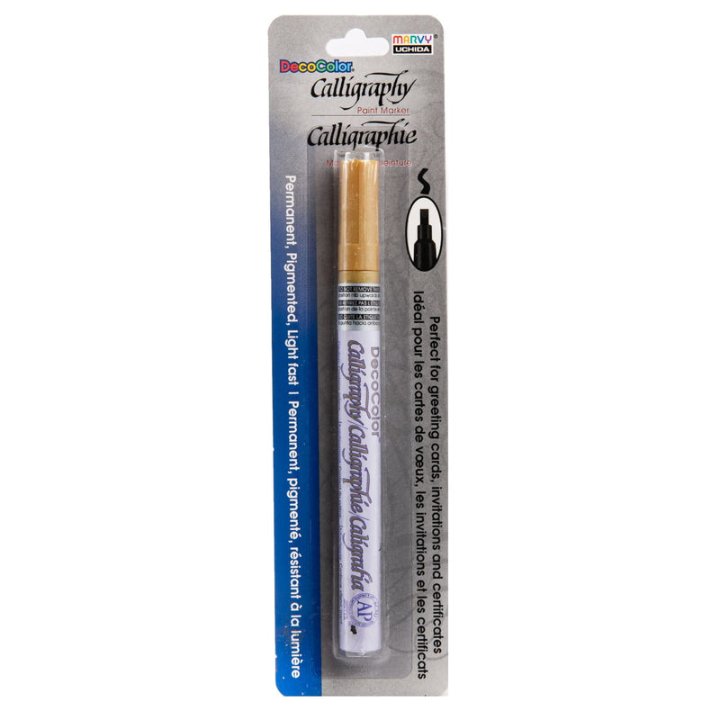 Midnight Blue DecoColor Calligraphy Opaque Paint Marker 2mm-Gold Pens and Markers