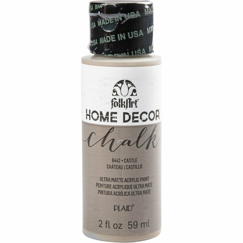 Rosy Brown FolkArt Home Decor Chalk Paint 59ml Castle Home Decor Paint