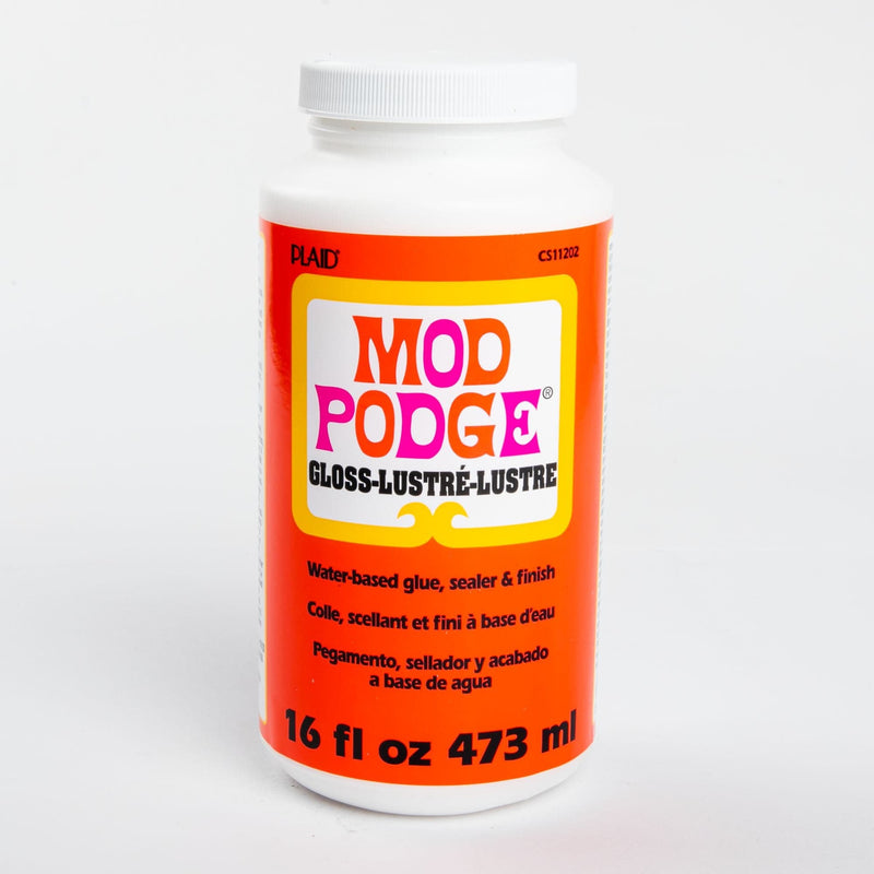 Orange Red Mod Podge Gloss Finish 473ml Craft Paint Finishes Varnishes and Sealers