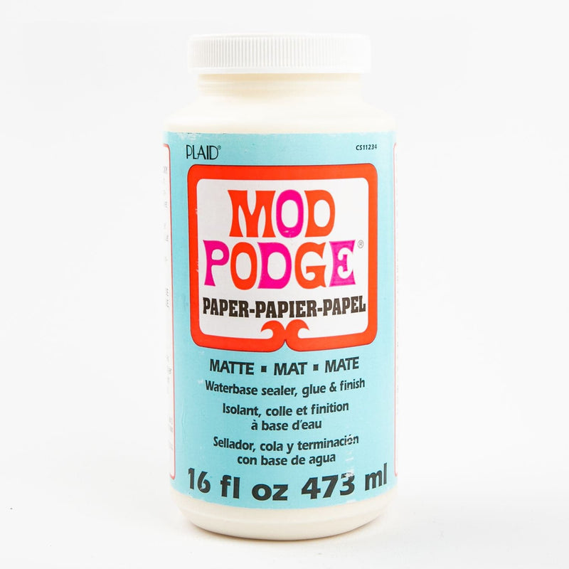 Orange Red Mod Podge Paper Matte Finish 473ml Craft Paint Finishes Varnishes and Sealers