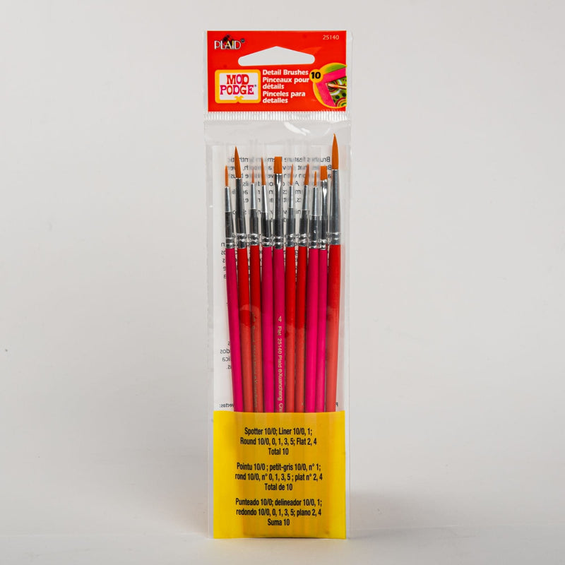 Mod Podge Brush Set 10/Pkg 