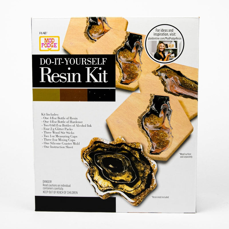 Tan Mod Podge Do-It-Yourself Resin Coaster Kit All Resin Craft Supplies