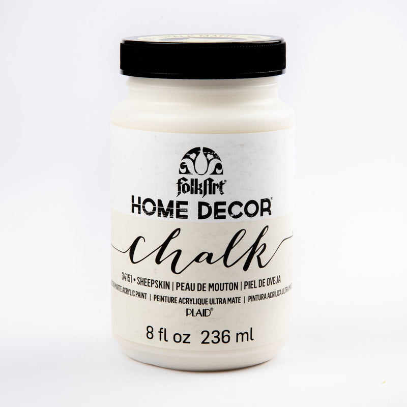 Gray FolkArt Home Decor Chalk Paint 236ml - Sheepskin Home Decor Paint
