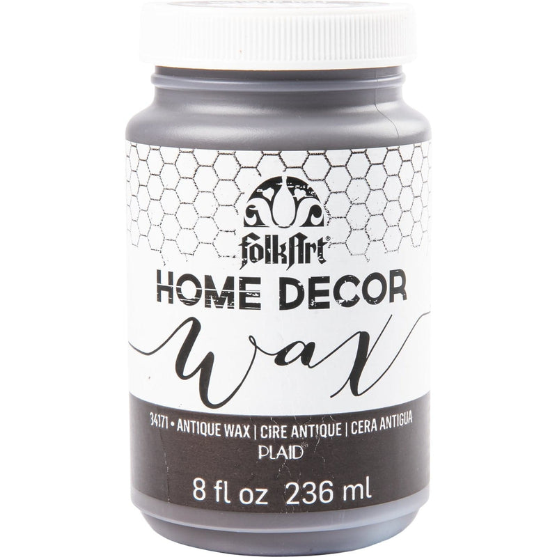White Smoke FolkArt Home Decor Wax Sealer 236ml Antiquing Home Decor Paint