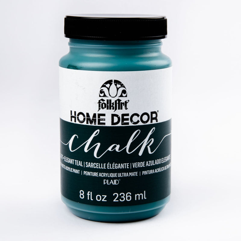 Black FolkArt Home Decor Chalk Paint 236ml



Elegant Teal Home Decor Paint