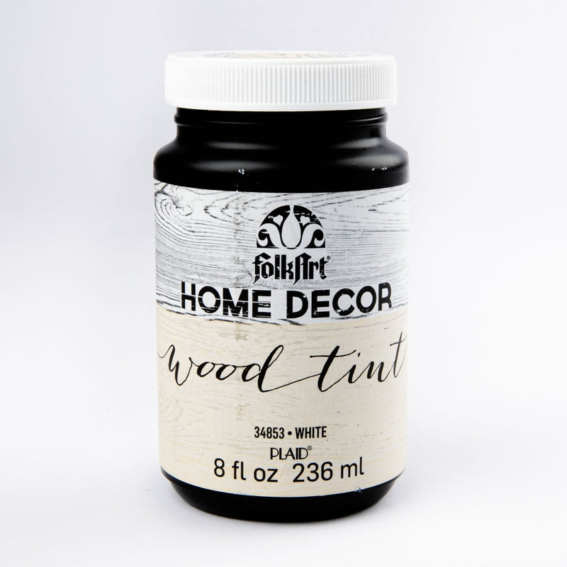 Gray FolkArt Home Decor Wood Tint 236ml - White Craft Paint Finishes Varnishes and Sealers