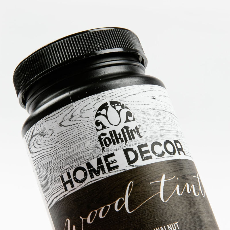 Dark Gray FolkArt Home Decor Wood Tint 236ml - Walnut Craft Paint Finishes Varnishes and Sealers