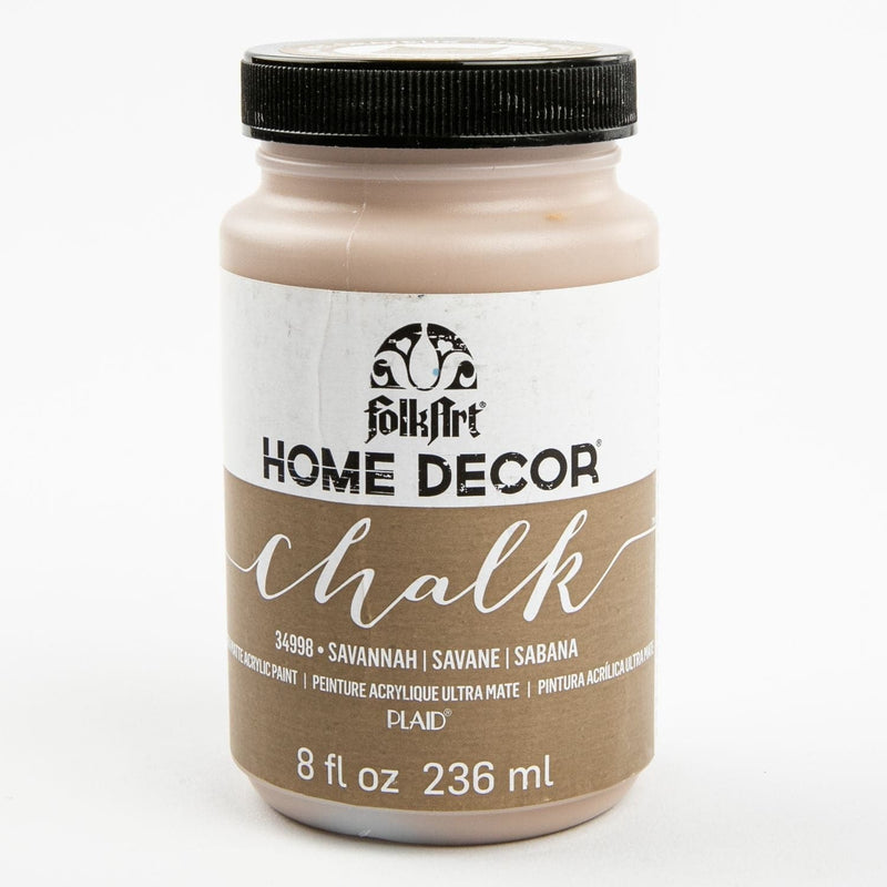 Dim Gray FolkArt Home Decor Chalk Paint 236ml - Savannah Home Decor Paint