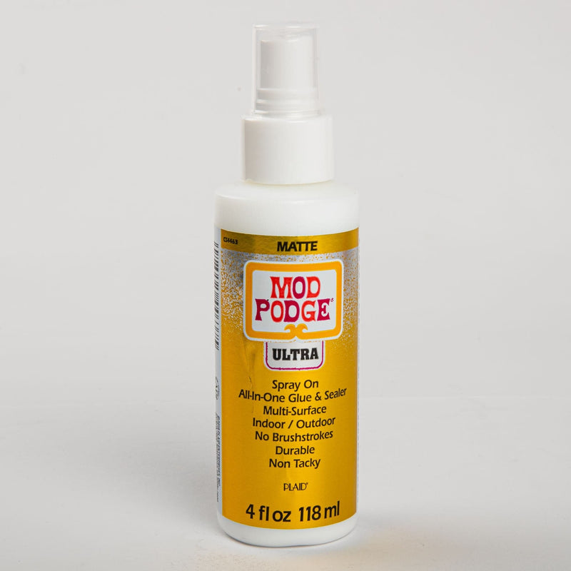 Dark Goldenrod Mod Podge Ultra Matte Spray On Sealer 118ml Craft Paint Finishes Varnishes and Sealers