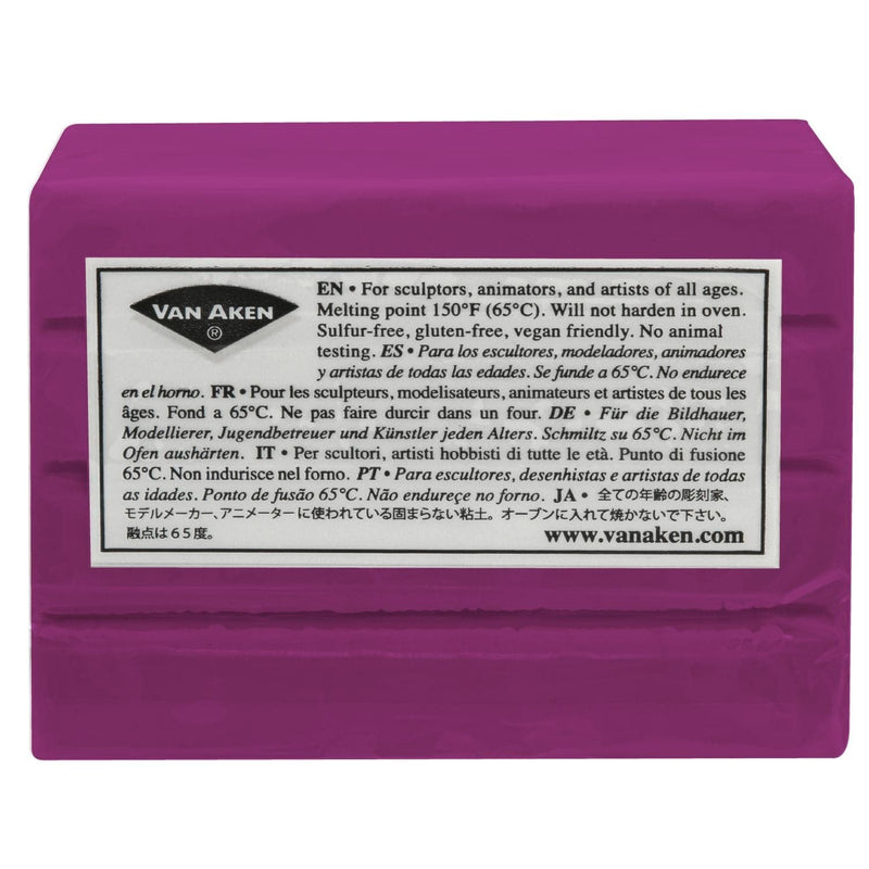 Maroon Plastalina Non-Hardening Modelling Clay 453g Magenta Non Hardening Clays