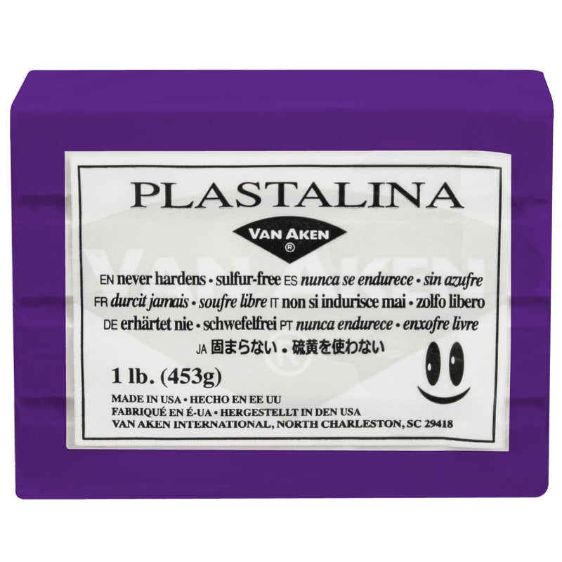 Dark Slate Blue Plastalina Non-Hardening Modelling Clay 453g Violet Non Hardening Clays