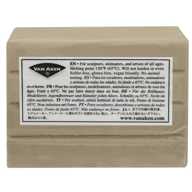 Plastalina NonHardening Modelling Clay 453g Ivory