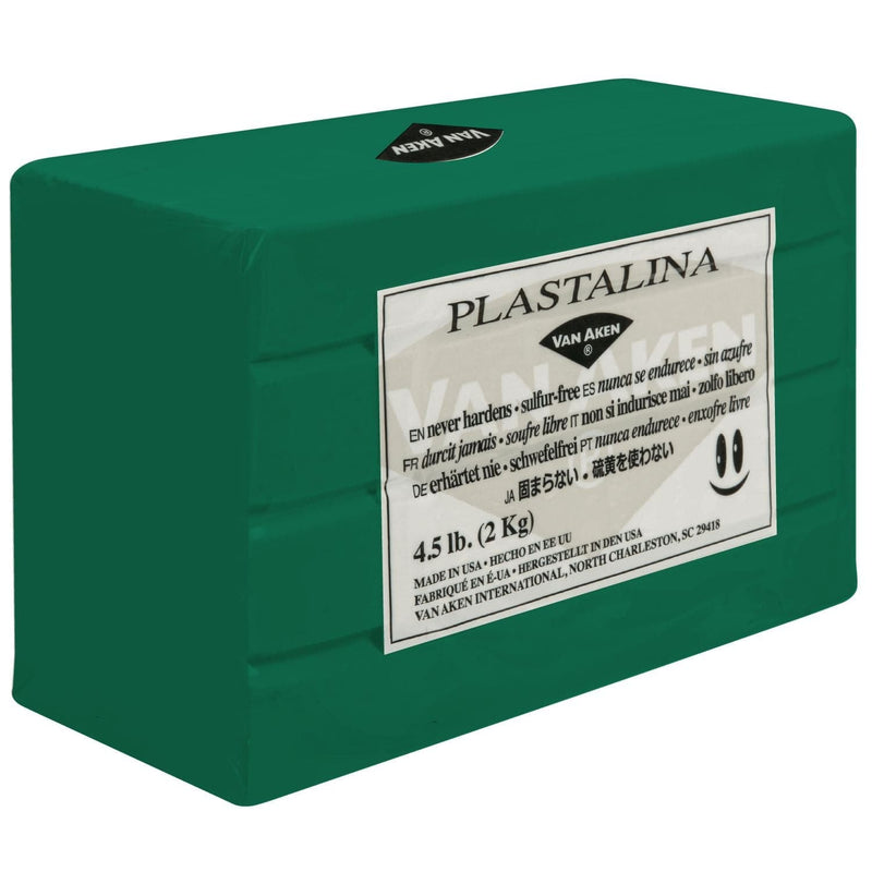Dark Slate Gray Plastalina Non-Hardening Modelling Clay 2kg Green Non Hardening Clays