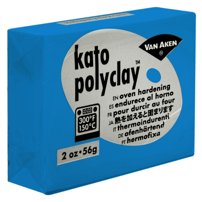 Gray Kato Oven Baked Polymer Clay Polyclay-Turquoise (Cyan) 56g Polymer Clay (Oven Bake)