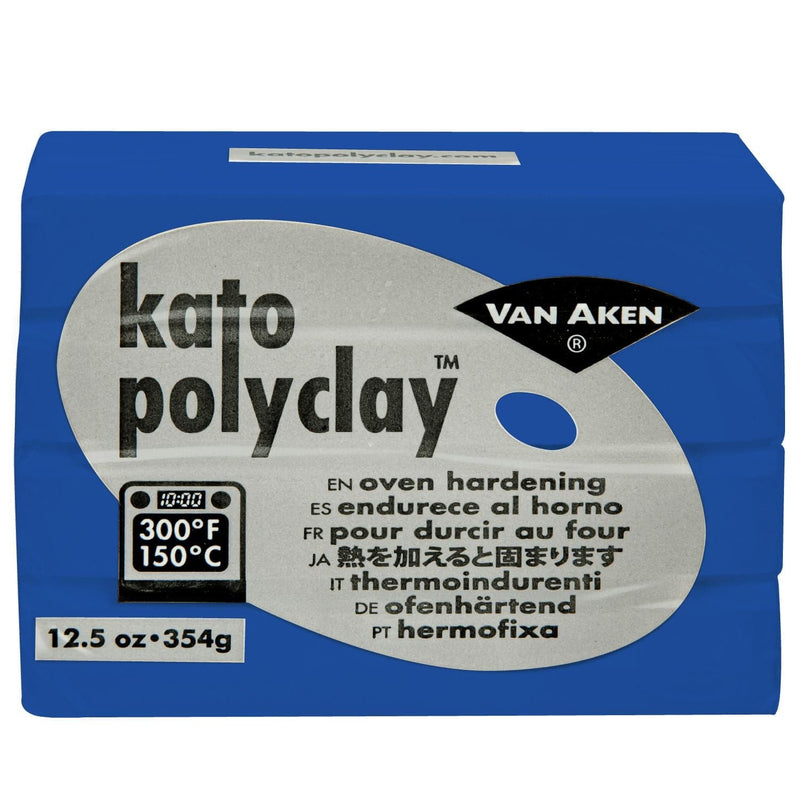 Dark Slate Blue Kato Oven Baked Polymer Clay Polyclay-Blue 354g Polymer Clay (Oven Bake)