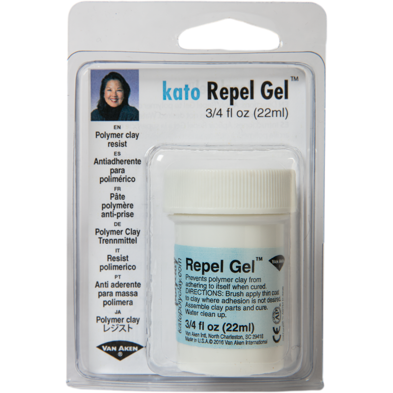 Gray Kato Over Baked Clay - Repel Gel 22ml Polymer Clay (Oven Bake)