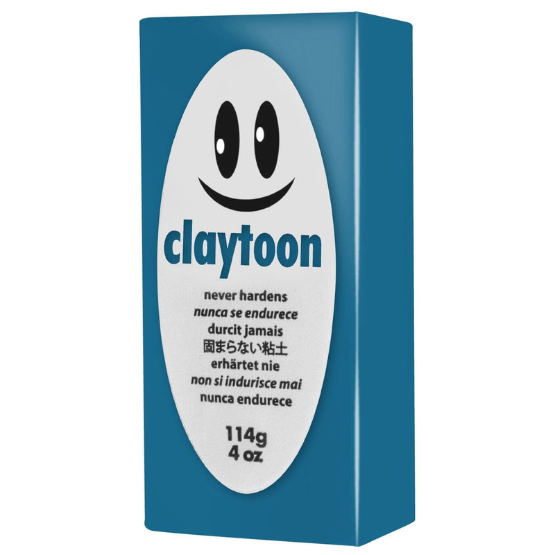 Light Gray Claytoons Non-Hardening Modelling Clay 112g Turquoise Non Hardening Clays