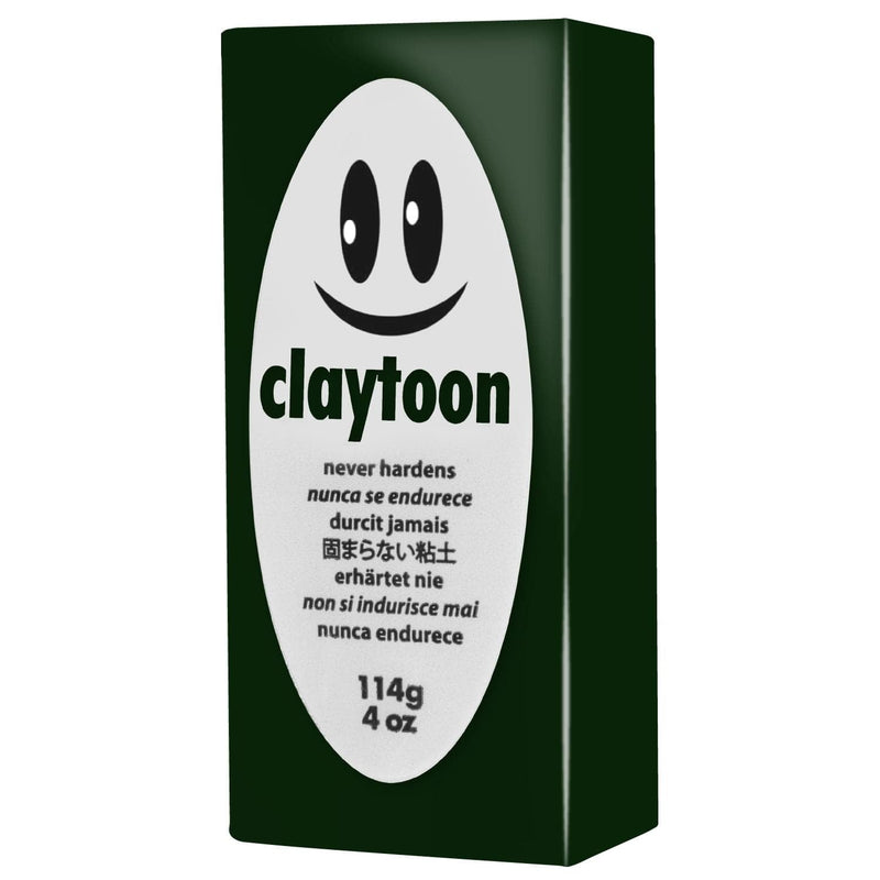 Black Claytoons Non-Hardening Modelling Clay 112g Dark Green Non Hardening Clays