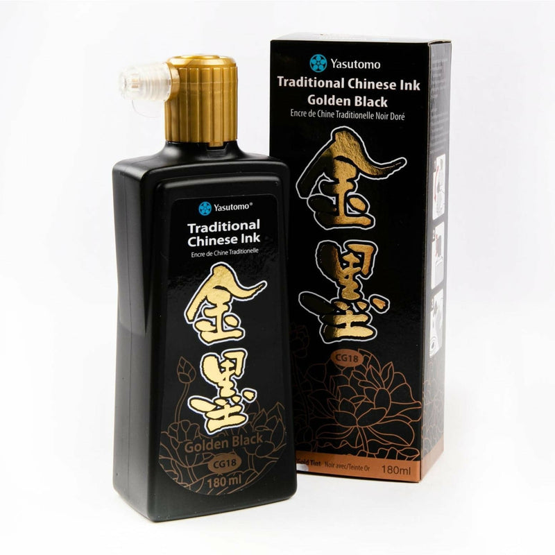 Black Sumi Ink 180ml-Chinese Gold Inks