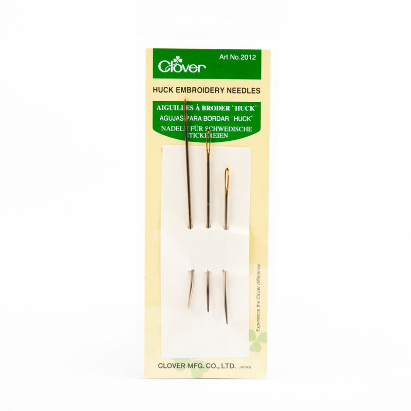 Clover Huck Embroidery Needles Assorted 3/Pkg