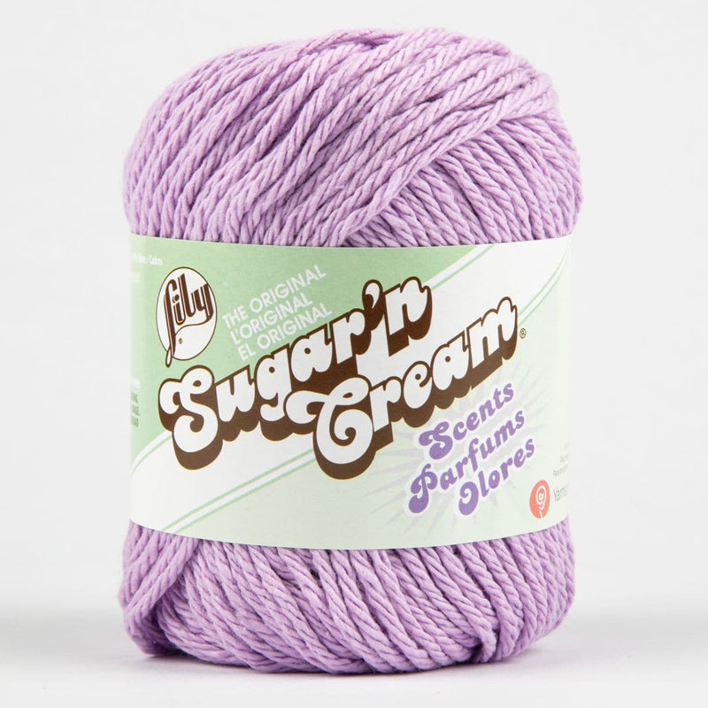 Lavender Lily Sugar'n Cream Yarn   -   Scents  -  Lavender 56g Knitting and Crochet Yarn