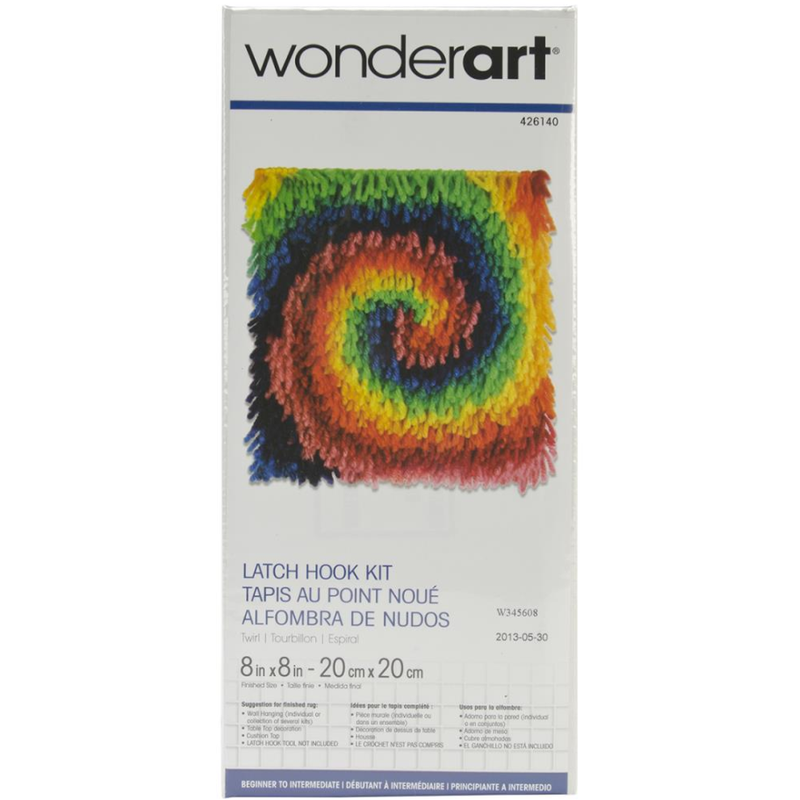 Saddle Brown Wonderart Latch Hook Kit 20cm X20cm 

Twirl Needlework Kits