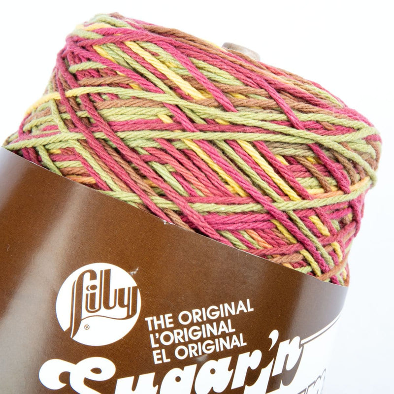 Lily Sugar'n Cream Yarn Cones Autumn Leaves 400g