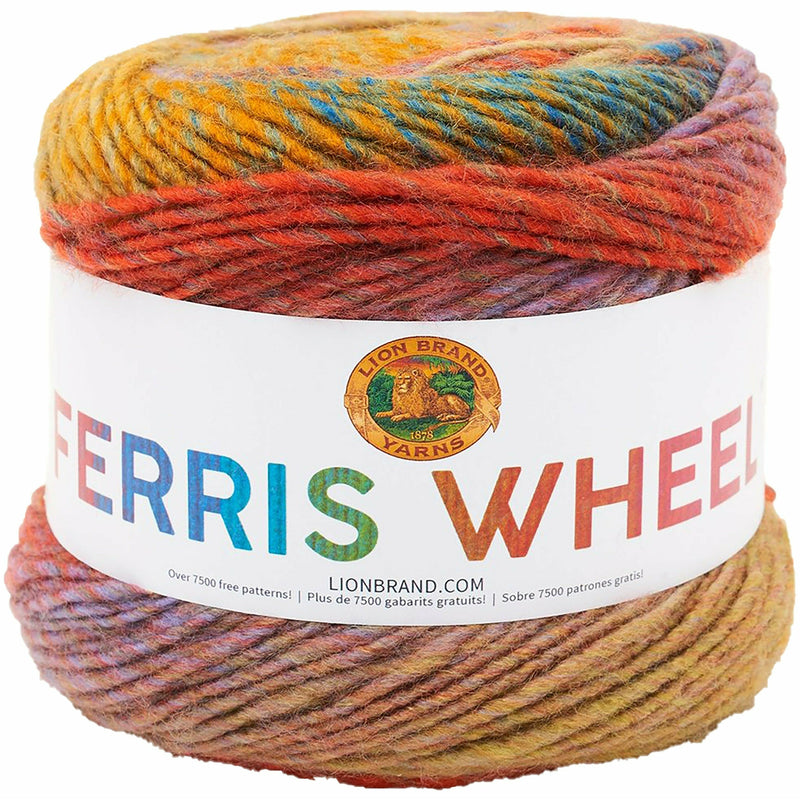 Rosy Brown Lion Brand Ferris Wheel Yarn  -  Buttercup 85g Knitting and Crochet Yarn