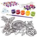 Light Gray Nebulous Stars Window Charms Kids Activites