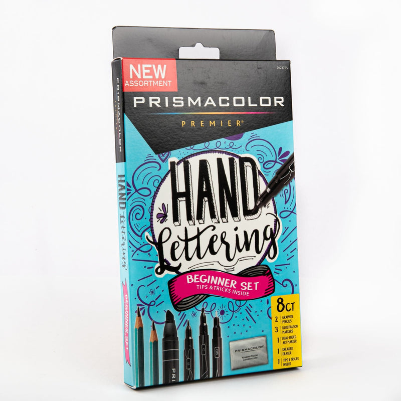 Medium Turquoise Prismacolor Beginner Hand Lettering Set 8/Pkg- Pens and Markers