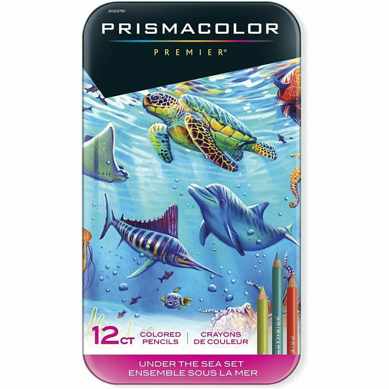 Sky Blue Prismacolor Pencil Set Of 12 - Under The Sea Pencils
